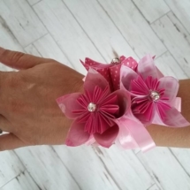 Bracelet en papier origami pour témoins de mariage fille